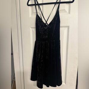 Forever 21 Velvet Strappy Dress